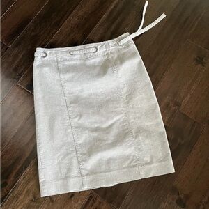 Isaac Mizrahi for Target womens skirt 8 knee lenght modest gray